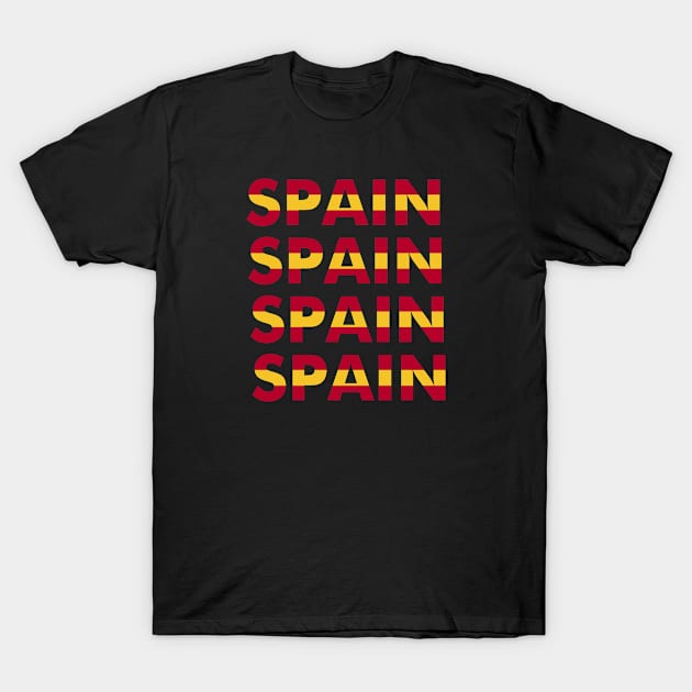 euro spain flag T-Shirt by FIFTY CLOTH